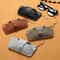 Portable PU Leather Glasses Case With Lanyard Retro Sunglasses Storage Pouch 1