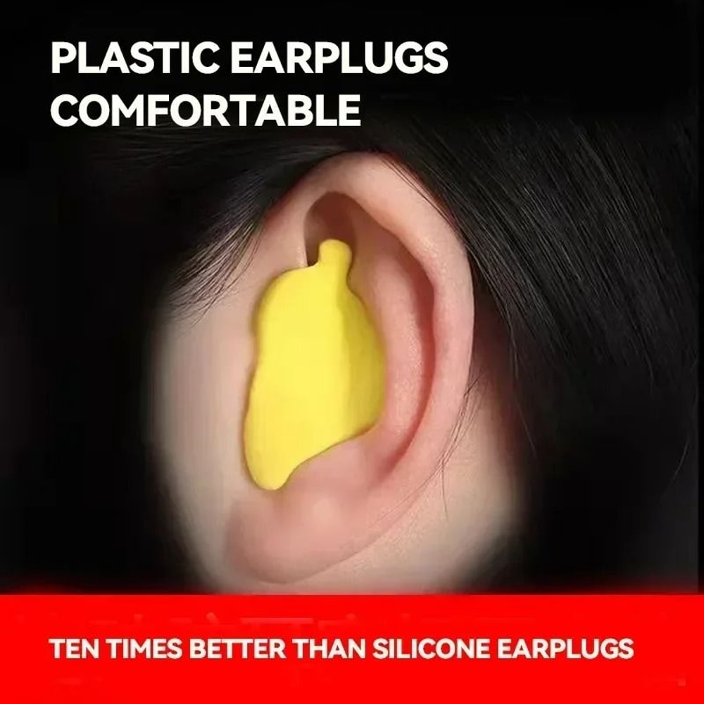 Moldable PU Noise Reduction Ear Plugs Set For Sleeping Snoring And Travel 3