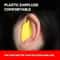 Moldable PU Noise Reduction Ear Plugs Set For Sleeping Snoring And Travel 3