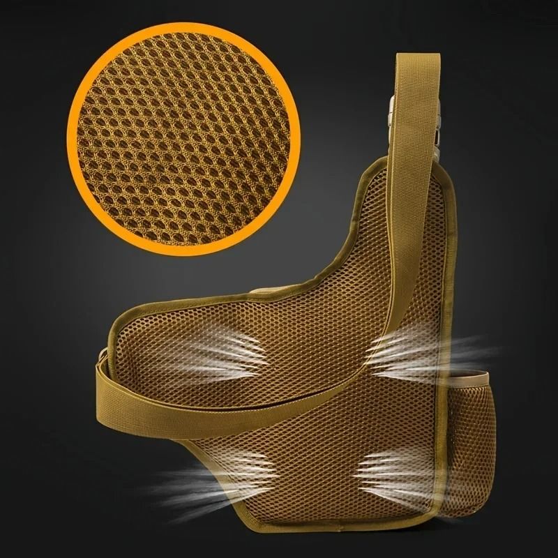 Waterproof Tactical Shoulder Bag Outdoor Crossbody Chest Pack For Travel Fishing And Cycling 3