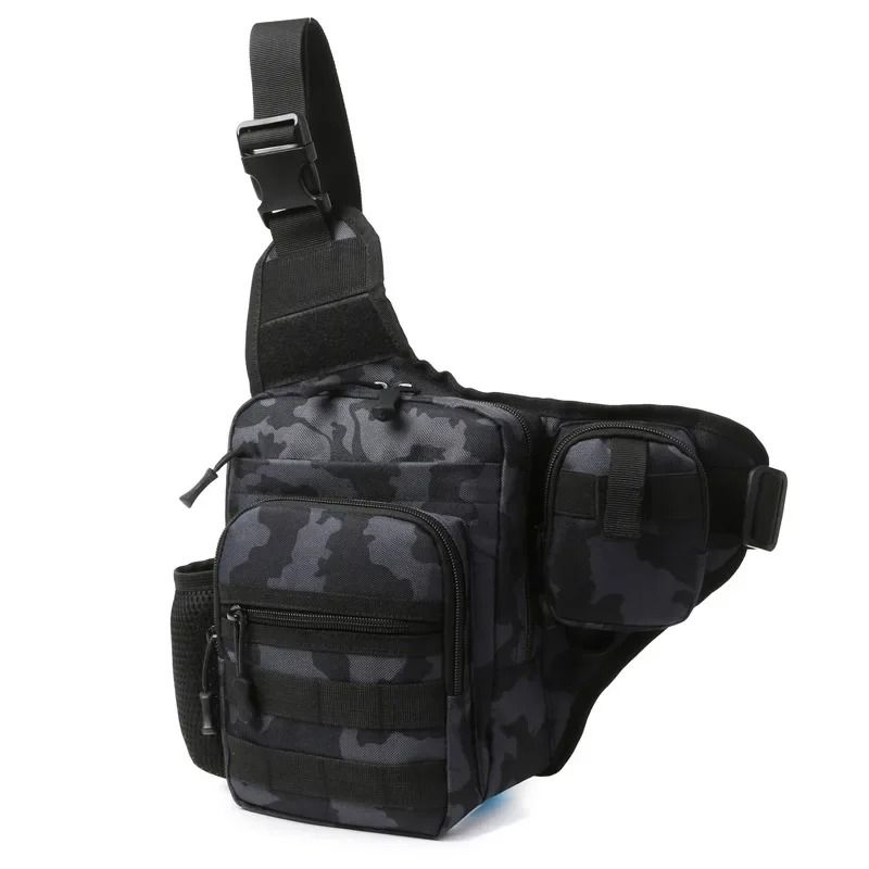 Waterproof Tactical Shoulder Bag Outdoor Crossbody Chest Pack For Travel Fishing And Cycling 6