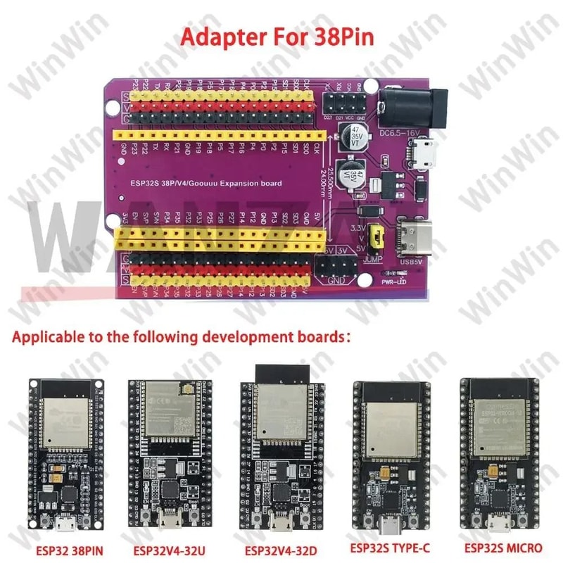ESP32 Development Board WiFi Bluetooth Dual Core Low Power Microcontroller Module 1