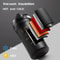 600ml Thermal Coffee Mug With Straw Double Wall Insulated Portable Travel Cup 2