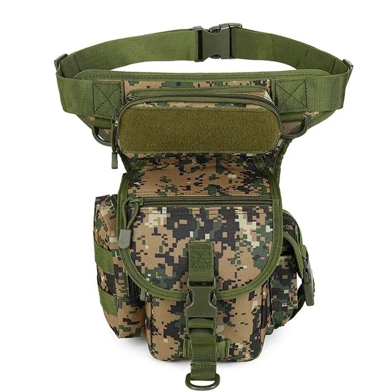 Nylon Tactical Drop Leg Bag Hiking Waist Pack For Men And Women Outdoor Sports 6
