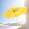 Banana Shaped Folding Umbrella Cute Windproof Mini Travel Umbrella Gift 3