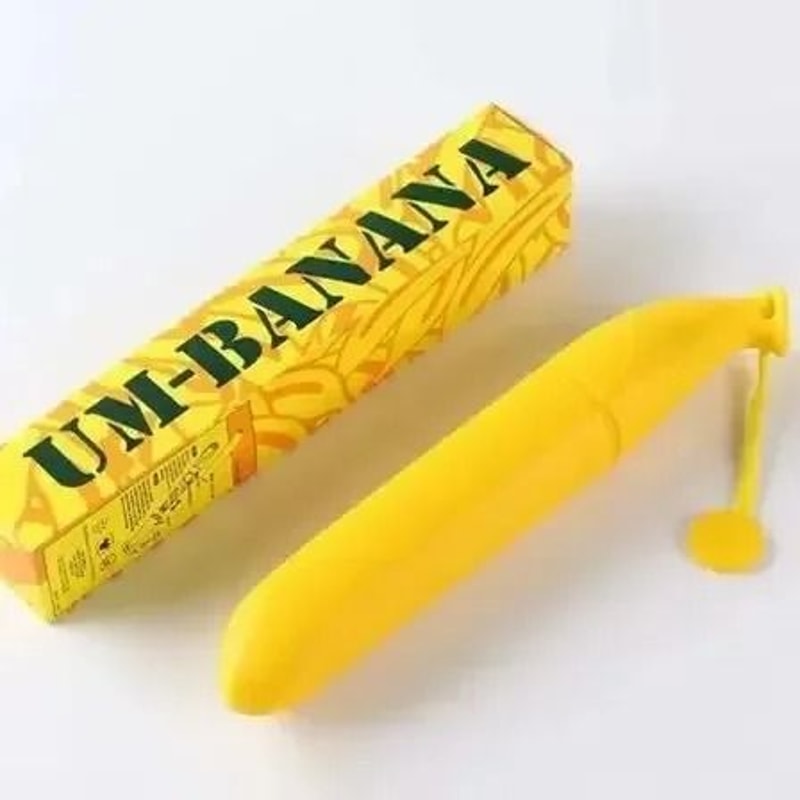Banana Shaped Folding Umbrella Cute Windproof Mini Travel Umbrella Gift 7