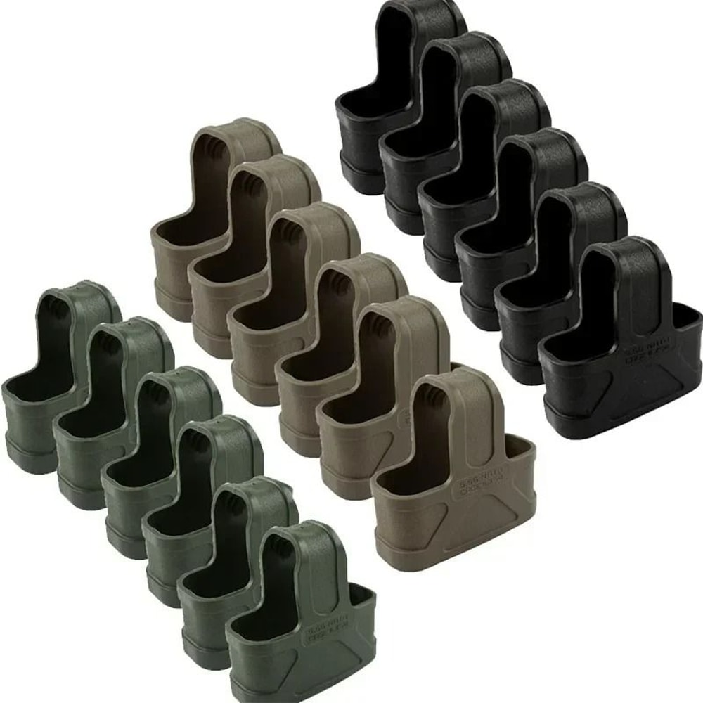 Tactical Magazine Pull Assist Rubber Holster Loops Set For Airsoft And Paintball 1