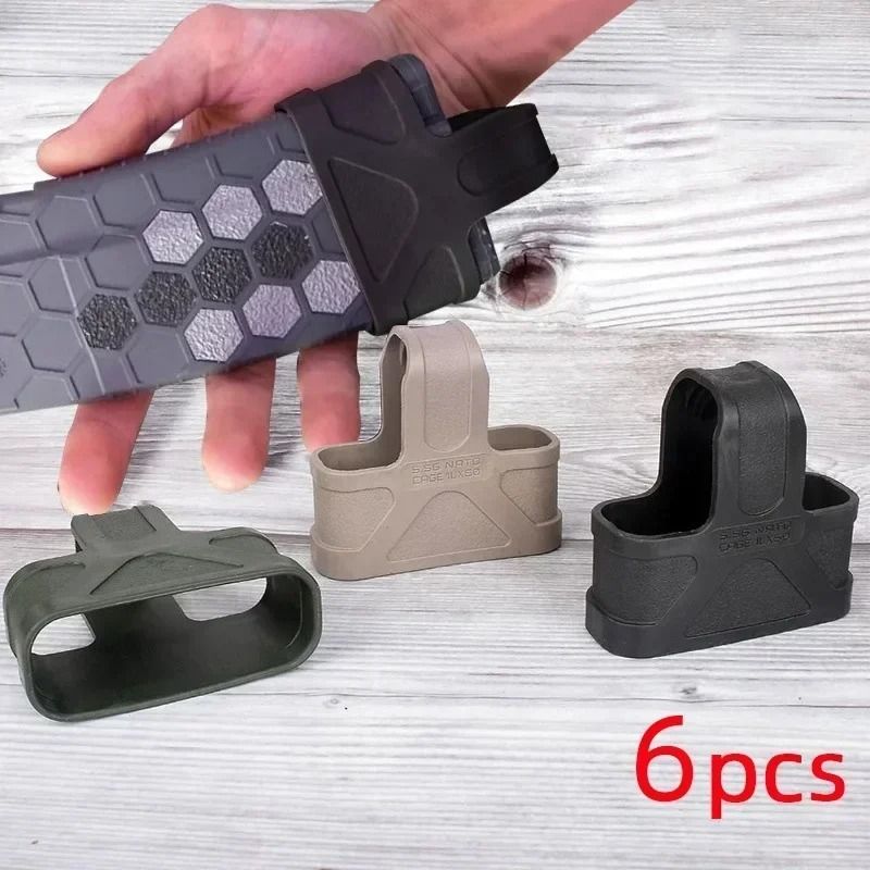 Tactical Magazine Pull Assist Rubber Holster Loops Set For Airsoft And Paintball 2