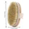 Natural Bristle Body Exfoliating Brush Wet And Dry Skin Scrub Bath Tool 6