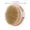 Natural Bristle Body Exfoliating Brush Wet And Dry Skin Scrub Bath Tool 8