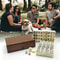 Portable Mini Mahjong Set With Carrying Case Traditional Table Game For Home And Party 1