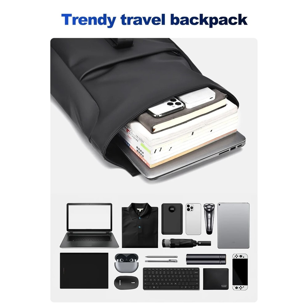 British Style Waterproof Laptop Backpack For Men Luxury Urban Daily Backpack For Work Travel And Sc 1