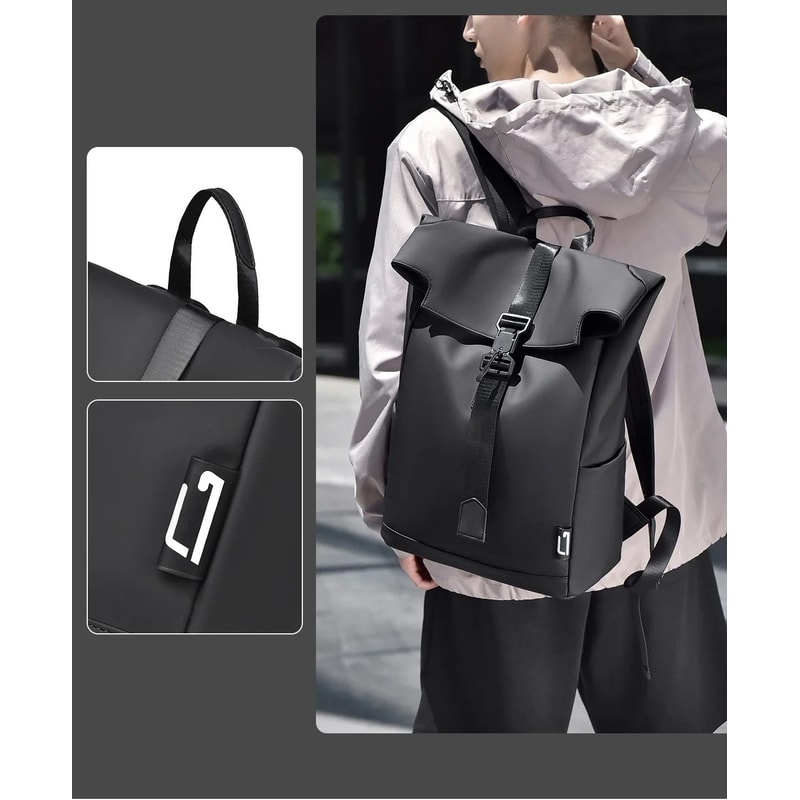 British Style Waterproof Laptop Backpack For Men Luxury Urban Daily Backpack For Work Travel And Sc 4