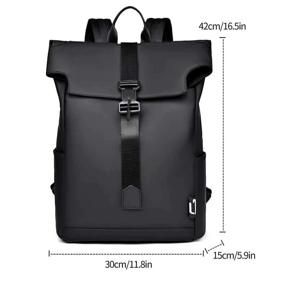 British Style Waterproof Laptop Backpack For Men Luxury Urban Daily Backpack For Work Travel And Sc 5