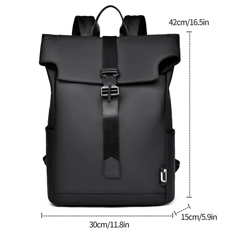 British Style Waterproof Laptop Backpack For Men Luxury Urban Daily Backpack For Work Travel And Sc 5