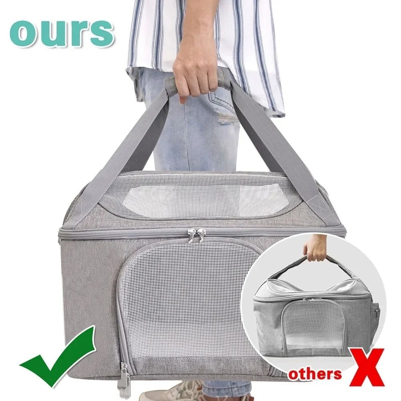 Breathable Airline Approved Dog Backpack Carrier Portable Foldable Pet Travel Bag For Small Dogs An 1