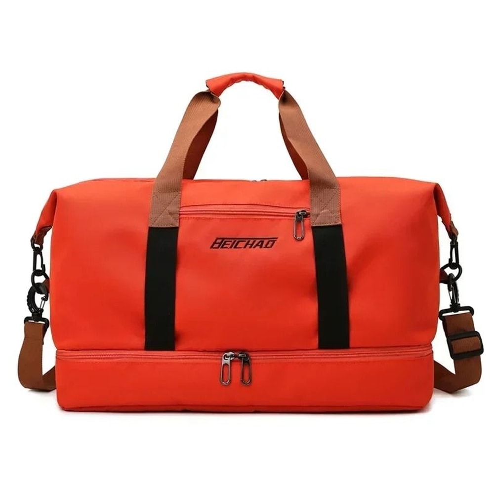 Large Capacity Gym Travel Bag Dry Wet Separation Sports Fitness Shoulder Handbag For Women And Men 7