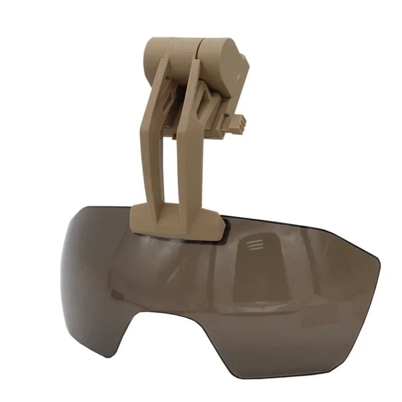 Tactical Helmet Flip Goggle Half Mask Protective Visor For Airsoft Paintball And Outdoor Use 11