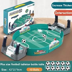 mini foosball tabletop soccer game board for indoor play