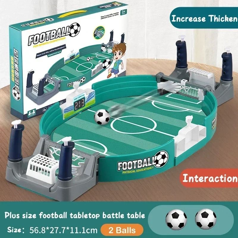 Mini Foosball Tabletop Soccer Game Board For Indoor Play 9