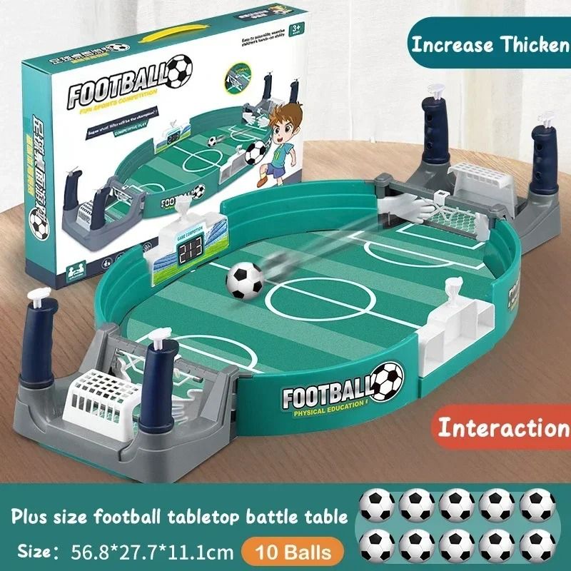 Mini Foosball Tabletop Soccer Game Board For Indoor Play 11