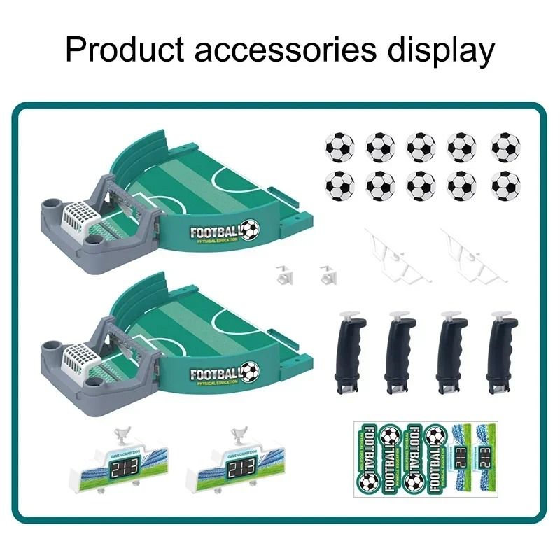 Mini Foosball Tabletop Soccer Game Board For Indoor Play 5