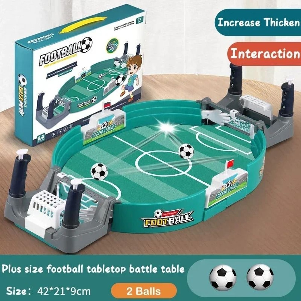 Mini Foosball Tabletop Soccer Game Board For Indoor Play 7