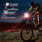 USB Rechargeable LED Bicycle Tail Light With Clip Mount 5
