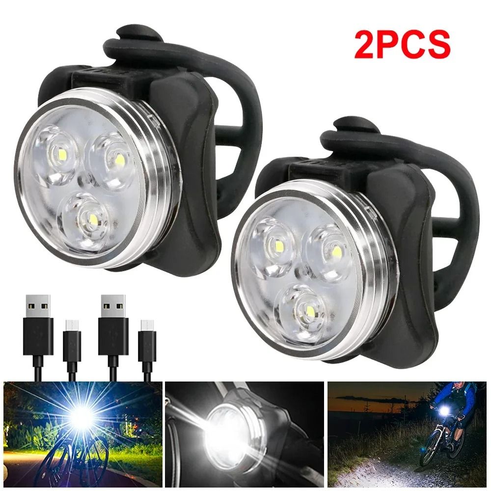 USB Rechargeable LED Bicycle Tail Light With Clip Mount 8