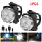 USB Rechargeable LED Bicycle Tail Light With Clip Mount 8
