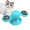 Wall Mounted Spinning Cat Toy With Massage Rollers For Indoor Cats 0