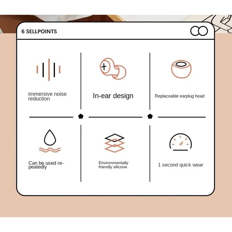 Silicone Ear Plugs For Sleep And Noise Reduction 3