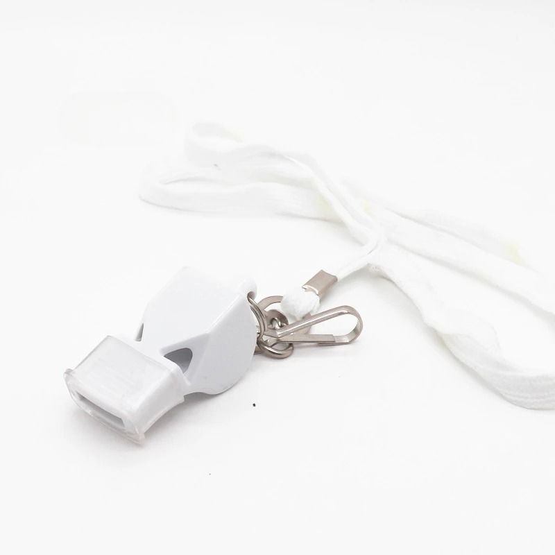 Outdoor Sports Safety Plastic Whistle With Lanyard 11