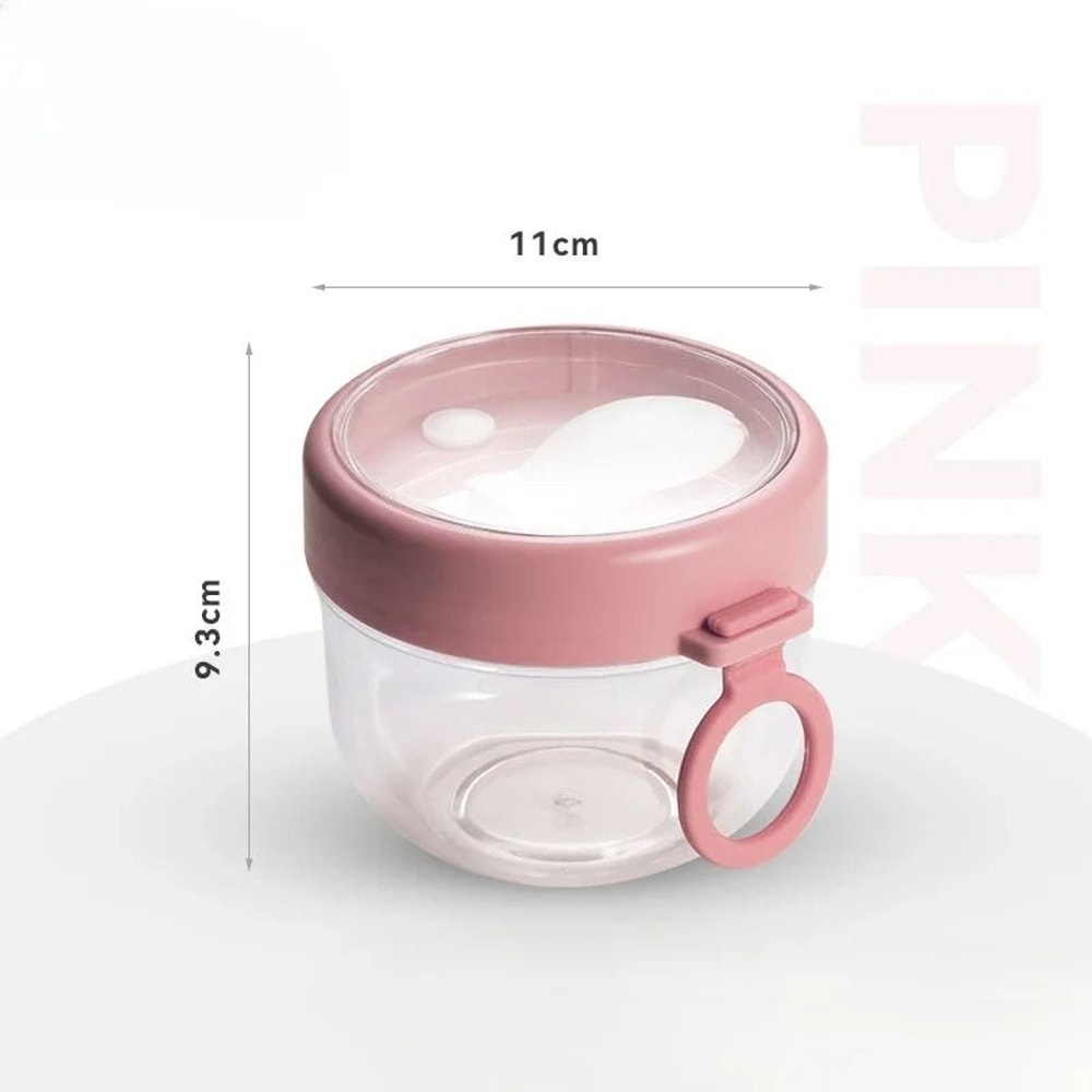 20 Oz Overnight Oats Container With Lid And Spoon 8