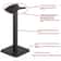 Aluminum Alloy Headset Stand With Flexible Earphone Holder 4