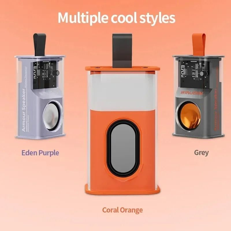 Mini Portable Bluetooth 53 Speaker With RGB Lights And USBC Charging 2