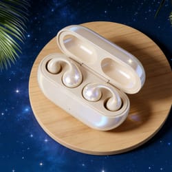 wireless bluetooth earclip earphones with charging case for outdoor sports