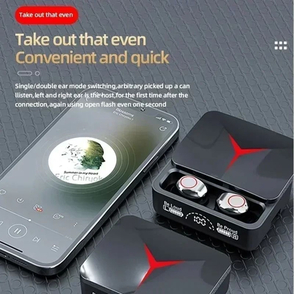 Wireless TWS Bluetooth Earphones With Touch Control And Mic 2