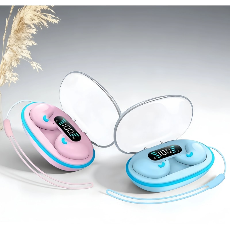 Wireless Sleeping Bluetooth Earbuds With Waterproof HiFi Stereo And Noise Reduction 0