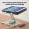 Transparent Rotating Acrylic Tablet Stand And Foldable Adjustable MultiAngle Desktop Holder 2