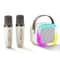 Portable Bluetooth Karaoke Machine With Wireless Microphone And RGB Lights For Home And Travel 7