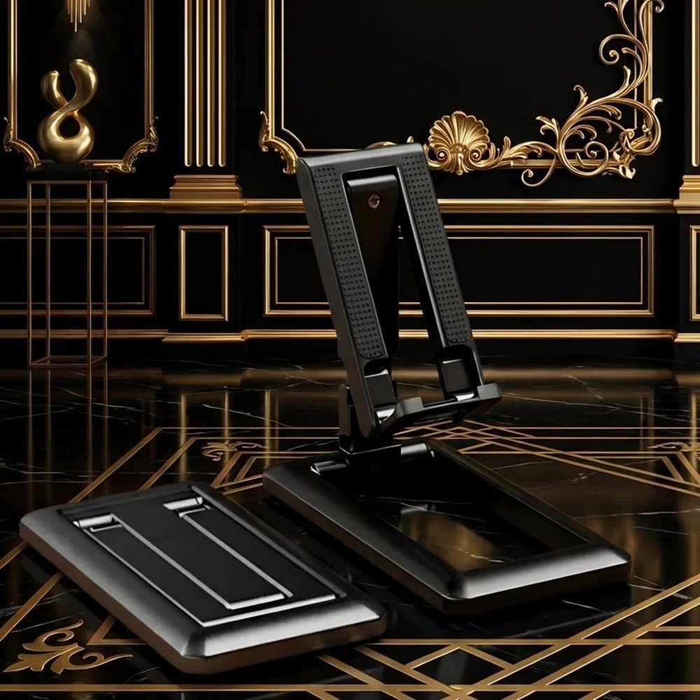 Universal Foldable And Hoisting Mobile Phone Stand With Telescopic Height Adjustment For Tablets 0