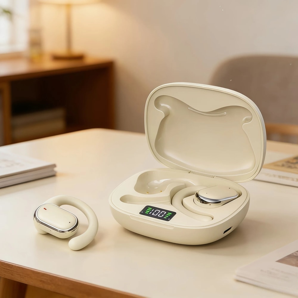 X93 Sleeping Earbuds Wireless Mini Headphones With Bluetooth 53 And Hidden Stereo Design 0