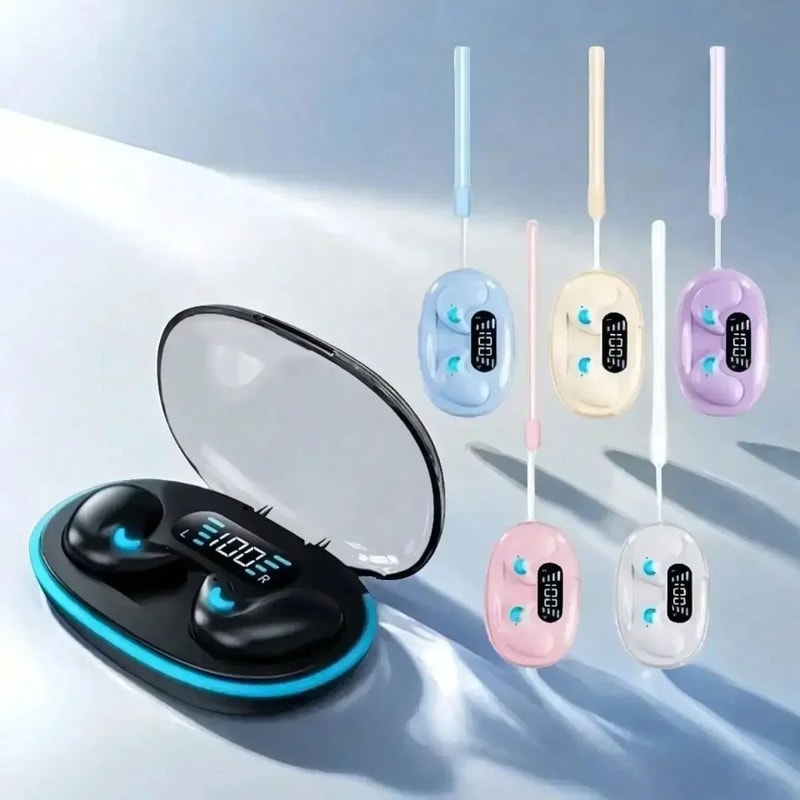 X55Pro Wireless Sleep Bluetooth Headset With Lanyard And Waterproof HiFi Stereo 3