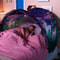 Funny Dream Tent For Kids Bed With Integrated Reading Light And Storage Pocket 7