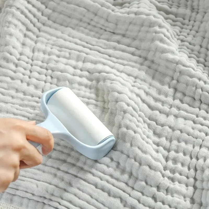 Pure Cotton 6 Layer Bubble Baby Bath Towel 105x105cm Kids Swaddle Wrap And Muslin Bedding 4