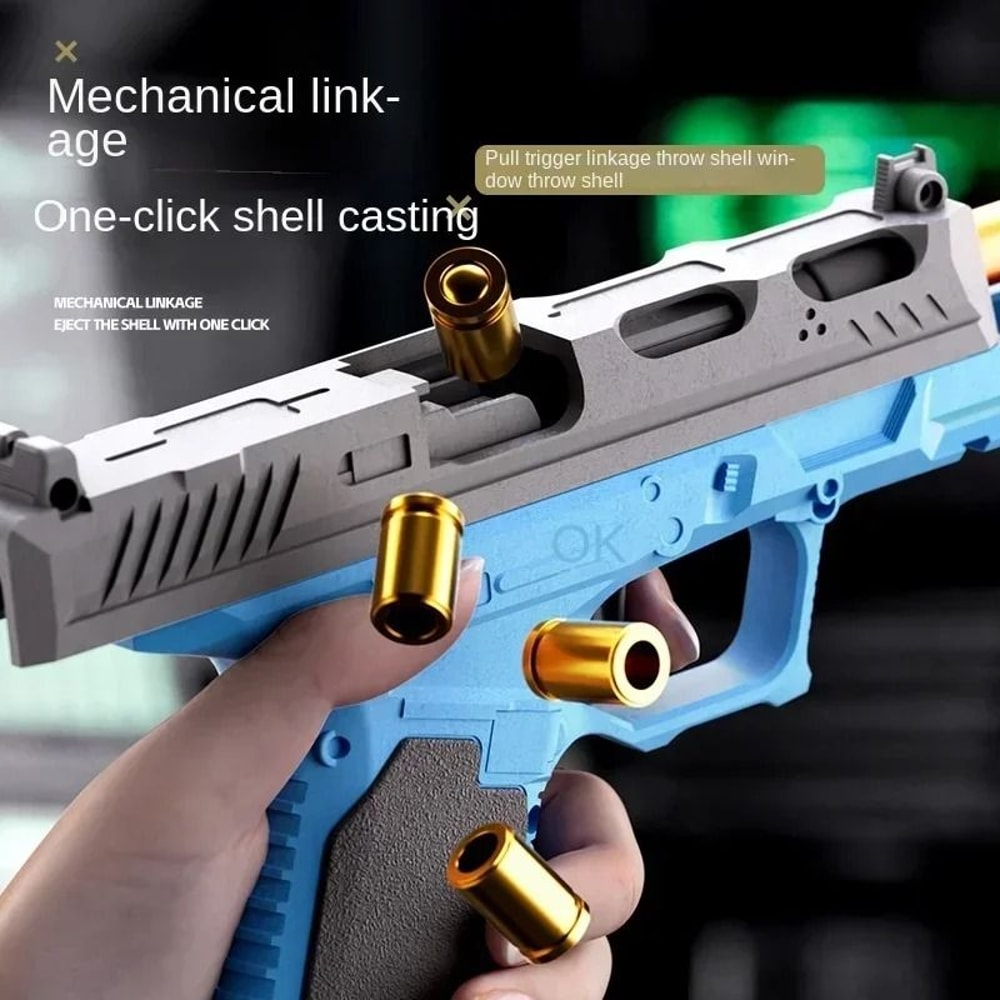 Strike Industries G17 Pistol Shell Throwing Continuous Firing Blowback Soft Bullet Gun 1
