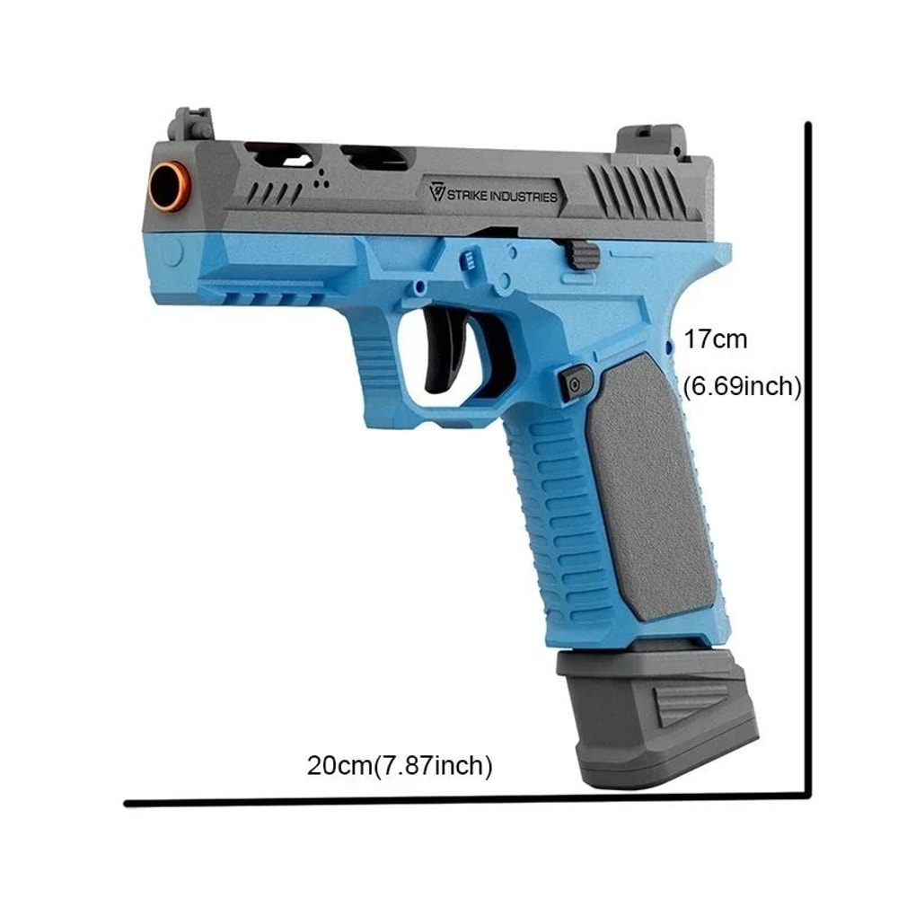 Strike Industries G17 Pistol Shell Throwing Continuous Firing Blowback Soft Bullet Gun 2