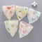 5 Pcs Lot Cartoon Triangle Cotton Bib Baby Bandana Bibs Scarf Burp Cloths For Boys And Girls 1