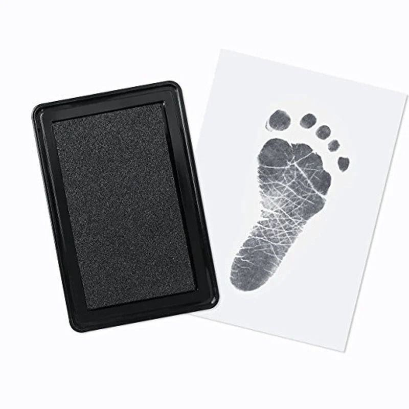 Baby Handprint Footprint Imprint Kit NonToxic Newborn Ink Pad Souvenir For Baby Care 2